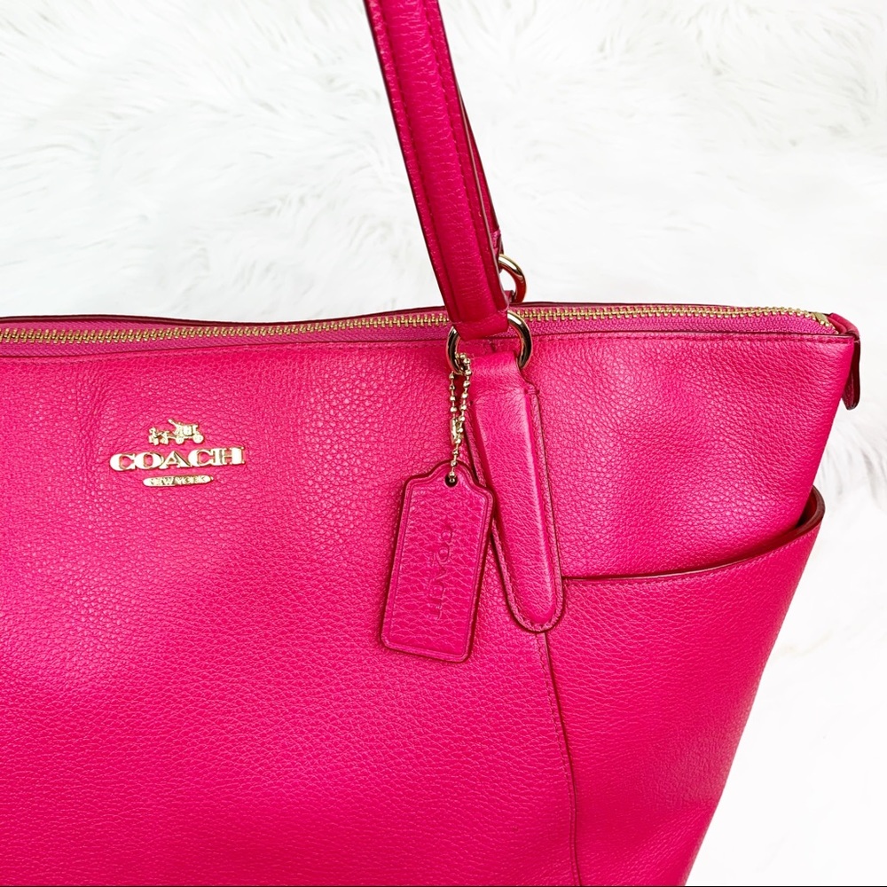 Coach Ava Hot Pink Tote - Picture 5 of 8